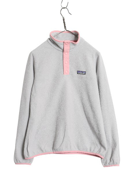 US企画 パタゴニア マイクロD スナップT レディース M / 19年製 アウトドア フリース プルオーバー ジャケット ブルゾン ハイネック ロンT
