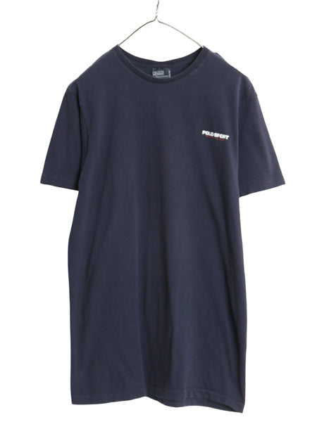 90s USA製 初期 ポロスポーツ ラルフローレン 半袖 Tシャツ メンズ S / オールド ポロ カットソー シングルステッチ ワンポイント プリント