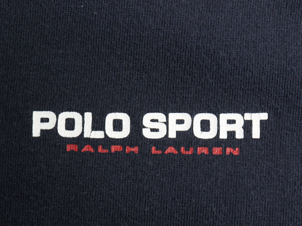 90s USA製 初期 ポロスポーツ ラルフローレン 半袖 Tシャツ メンズ S / オールド ポロ カットソー シングルステッチ ワンポイント プリント