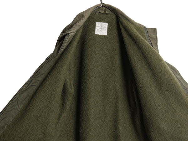 ステンシル 80s 米軍実物 USN ネイビー A-2 デッキ ジャケット X-LARGE ヴィンテージ 83年製 ミリタリー 裏ボア ライナー付き 大きいサイズ