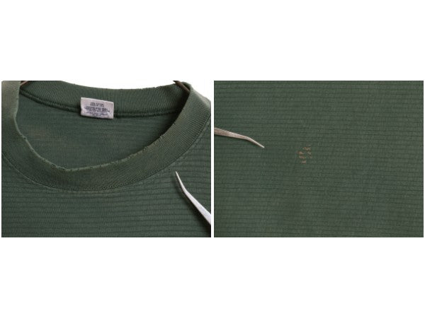 90s USA製 ☆ クイックシルバー エンボス ボーダー 半袖 Tシャツ メンズ XL 旧タグ オールド サーフ ワンポイント ロゴ刺繍 ヘビーウェイト
