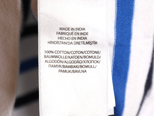 ポロ ラルフローレン ボーダー フード付き 長袖 Tシャツ キッズ XL メンズ S 程 ロンT フード パーカー プルオーバー ラガーシャツ タイプ