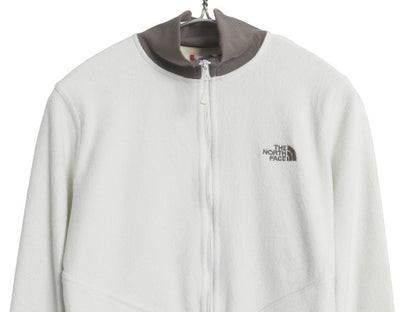 ノースフェイス フルジップ フリース トラック ジャケット レディース S アウトドア ハイネック ブルゾン ジャンパー ストレッチ ツートン