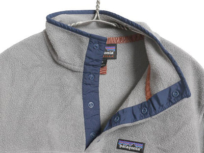 パタゴニア ライトウェイト シンチラ スナップT レディース M / 18年製 フリース プルオーバー ジャケット ブルゾン アウトドア ジャンパー