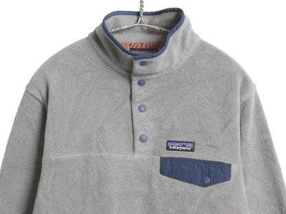 パタゴニア ライトウェイト シンチラ スナップT レディース M / 18年製 フリース プルオーバー ジャケット ブルゾン アウトドア ジャンパー