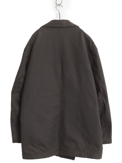 90s ★ ポロ ラルフローレン オイルド Pコート メンズ XL オールド ワックス ダブルブレスト ジャケット ハーフコート ウール ライナー付き
