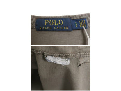 ポロ ラルフローレン ヘンリーネック 長袖 Tシャツ メンズ L / 無地 ロンT ヴィンテージ 加工  後染め ガーメントダイ カットソー インナー