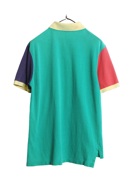 80s USA製 ブルックスブラザーズ 鹿の子 半袖 ポロシャツ メンズ M 古着 ヴィンテージ ゴールデンフリース 半袖シャツ クレイジー パターン