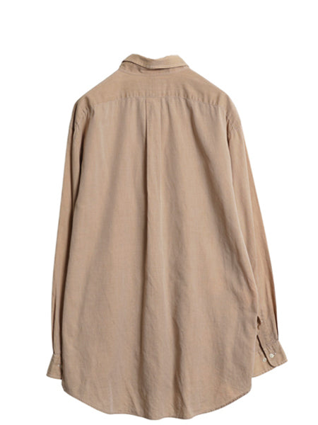 90s ラルフローレン ヘリンボーン ストライプ 長袖 ボタンダウン シャツ メンズ L 古着 オールド ポロ 長袖シャツ コットン ワンポイント 