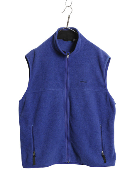 90s USA製 ★ パタゴニア シンチラ ベスト メンズ XXL 古着 96年製 オールド フリース フルジップ ハイネック アウトドア 大きいサイズ 2XL