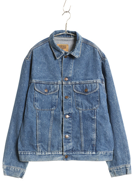 90s オールド ギャップ デニム ジャケット メンズ M 程 古着 トラッカー ジージャン ブルゾン ジャンパー 70506 タイプ 4ポケット シンプル