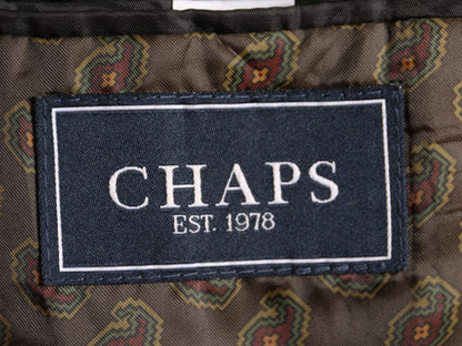 デッドストック チャップス ラルフローレン 太畝 コーデュロイ テーラード ジャケット メンズ L 程 ポロ ブレザー エルボーパッチ ブラック