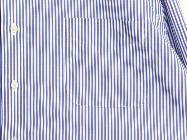 00s ローレン ラルフローレン ストライプ 長袖 シャツ メンズ XL 程 オールド ポロ ノーアイロン コットン ビジネス ワイシャツ きれいめ