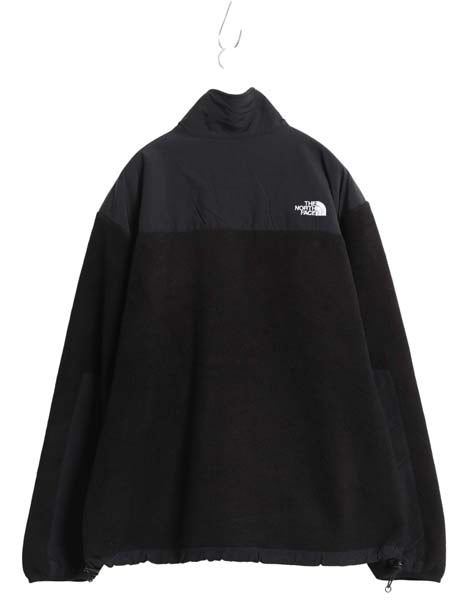 ノースフェイス デナリ ジャケット メンズ L アウトドア フリース ナイロン ブルゾン ジャンパー ハイネック フルジップ シンプル ブラック