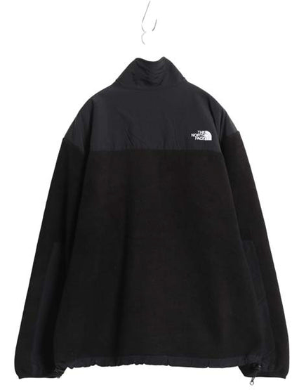 ノースフェイス デナリ ジャケット メンズ L アウトドア フリース ナイロン ブルゾン ジャンパー ハイネック フルジップ シンプル ブラック