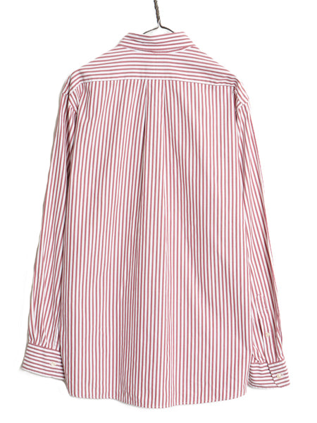 90s EAGLE SHIRT MAKERS ストライプ ボタンダウン 長袖 シャツ メンズ L 程 オールド コットン オックスフォード ワイシャツ 長袖シャツ BD