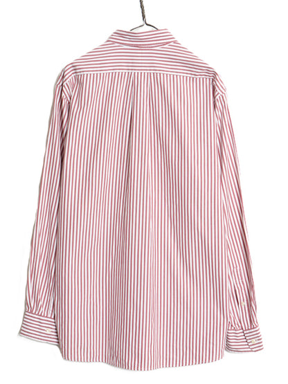 90s EAGLE SHIRT MAKERS ストライプ ボタンダウン 長袖 シャツ メンズ L 程 オールド コットン オックスフォード ワイシャツ 長袖シャツ BD