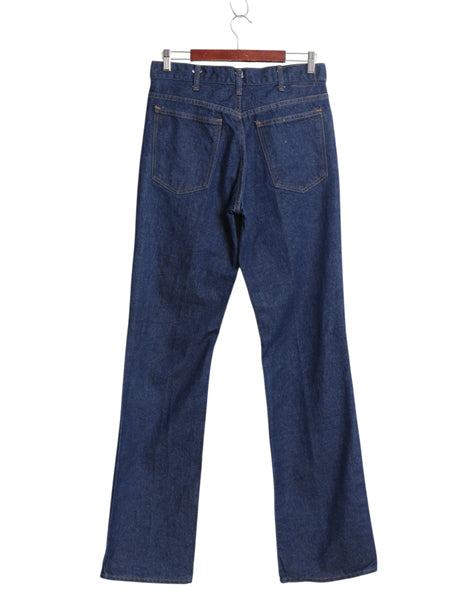 1ウォッシュ 80s USA製 ペニーズ ブーツカット デニム パンツ メンズ 33 36 / 古着 ヴィンテージ フレア ジーパン ジーンズ SCOVILL 濃紺 