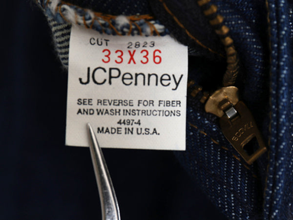 1ウォッシュ 80s USA製 ペニーズ ブーツカット デニム パンツ メンズ 33 36 / 古着 ヴィンテージ フレア ジーパン ジーンズ SCOVILL 濃紺 