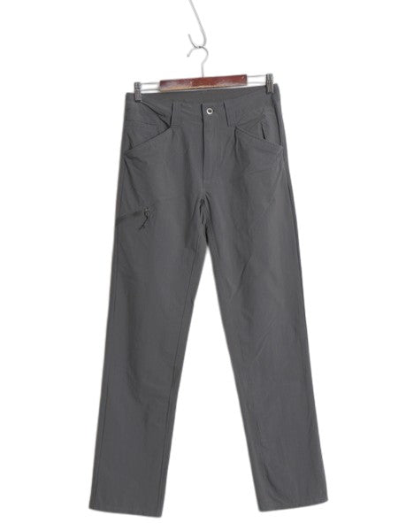 パタゴニア クアンダリー パンツ メンズ 30 古着 20年製 ナイロン ストレッチ ロング カーゴ アウトドア トレイル ストレート ボトムス 灰