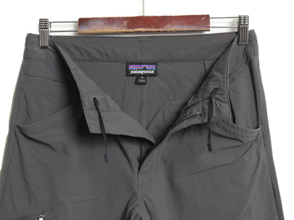 パタゴニア クアンダリー パンツ メンズ 30 古着 20年製 ナイロン ストレッチ ロング カーゴ アウトドア トレイル ストレート ボトムス 灰