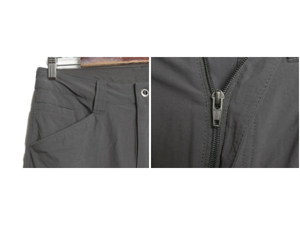 パタゴニア クアンダリー パンツ メンズ 30 古着 20年製 ナイロン ストレッチ ロング カーゴ アウトドア トレイル ストレート ボトムス 灰