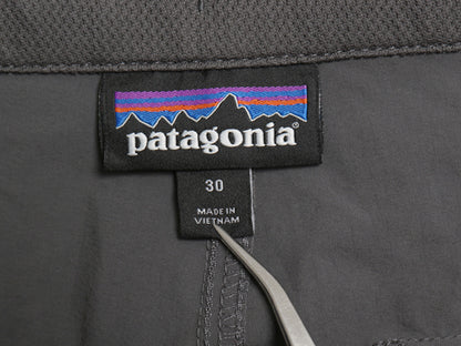 パタゴニア クアンダリー パンツ メンズ 30 古着 20年製 ナイロン ストレッチ ロング カーゴ アウトドア トレイル ストレート ボトムス 灰