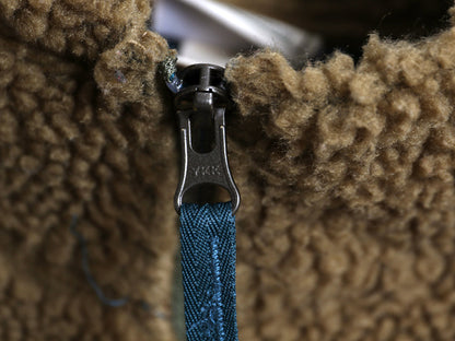 エルエルビーン パイル フリース ベスト メンズ レディース XL / アウトドア 前開き 重ね着 フルジップ ハイネック ツートン 大きいサイズ