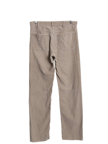 80s USA製 リーバイス 519 コーデュロイ パンツ 実寸 34 32 古着 ヴィンテージ スリム ストレート 細畝 コーズ ボトムス 42 TALON ボトムス