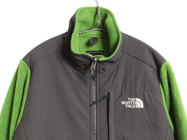 ノースフェイス デナリ ジャケット レディース S 古着 アウトドア フリース ナイロン ジャンパー フルジップ ブルゾン ハイネック ツートン