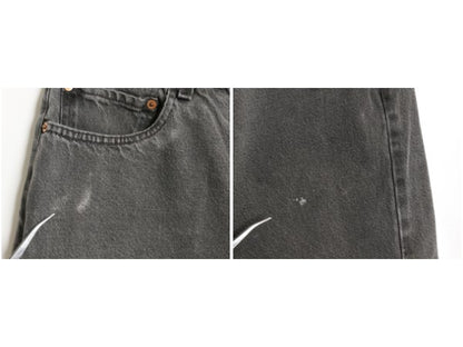 00s リーバイス 550 ブラック デニム ショートパンツ メンズ 36 オールド ルーズ リラックス ジーンズ ジーパン ショーツ 短パン ボトムス