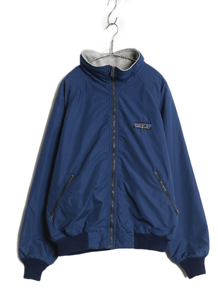 80s デカタグ ★ パタゴニア シェルド シンチラ ジャケット メンズ XL USA製 ヴィンテージ アウトドア ナイロン 裏 フリース ブルゾン 廃盤