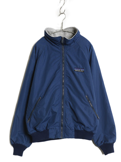 80s デカタグ ★ パタゴニア シェルド シンチラ ジャケット メンズ XL USA製 ヴィンテージ アウトドア ナイロン 裏 フリース ブルゾン 廃盤