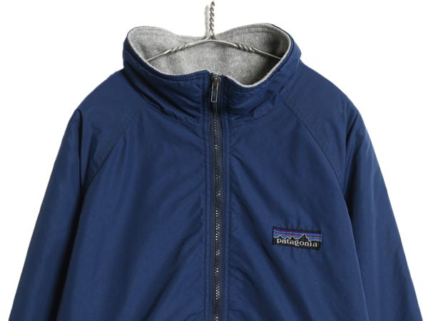 80s デカタグ ★ パタゴニア シェルド シンチラ ジャケット メンズ XL USA製 ヴィンテージ アウトドア ナイロン 裏 フリース ブルゾン 廃盤