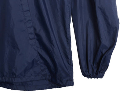 70s スポーツマスター ナイロン コーチ ジャケット メンズ L ヴィンテージ ブルゾン ジャンパー LIFEGUARD バック プリント 薄手 ネイビー