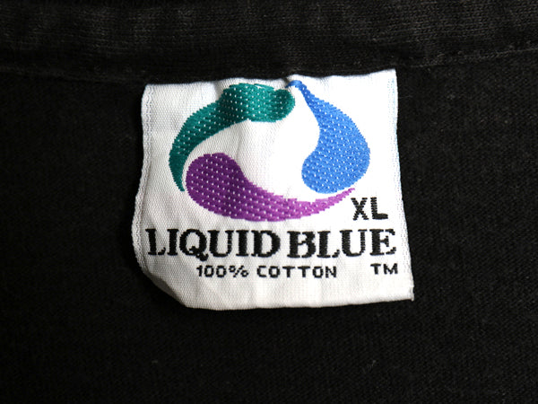 90s USA製 ★ DEC 両面 イラスト プリント Tシャツ メンズ XL オールド 企業物 当時物 グラフィック ロゴ ヘビーウェイト 大きいサイズ 黒