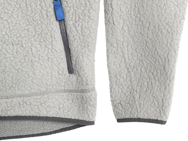 パタゴニア レトロ パイル フリース ジャケット メンズ L / 古着 20年製 アウトドア フルジップ ボア ブルゾン ジャンパー ワンポイント 灰