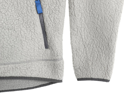 パタゴニア レトロ パイル フリース ジャケット メンズ L / 古着 20年製 アウトドア フルジップ ボア ブルゾン ジャンパー ワンポイント 灰