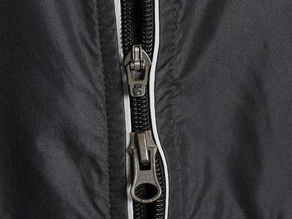 00s ☆ ナイキ CLIMA FIT フルジップ ナイロン ジャケット メンズ M / オールド テック スウッシュ ジャンパー ウインドブレーカー Y2K 黒
