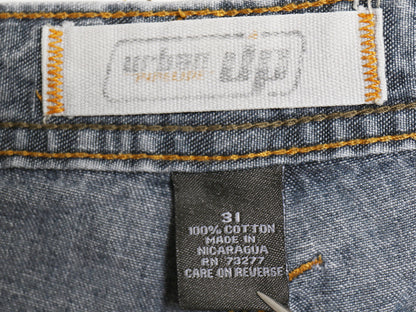 00s ☆ Urban Up ペインター デニム ショートパンツ メンズ 31 / 古着 オールド JCPenney Y2K ショーツ ジーパン ジーンズ ルーズ 短パン