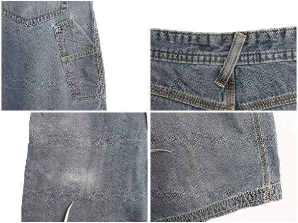 00s ☆ Urban Up ペインター デニム ショートパンツ メンズ 31 / 古着 オールド JCPenney Y2K ショーツ ジーパン ジーンズ ルーズ 短パン
