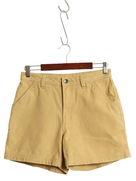 パタゴニア ヘンプ キャンバス ショーツ レディース M 程 22年製 アウトドア ショートパンツ ワーク コットン ダック 短パン ペインター 茶