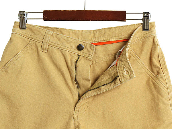パタゴニア ヘンプ キャンバス ショーツ レディース M 程 22年製 アウトドア ショートパンツ ワーク コットン ダック 短パン ペインター 茶
