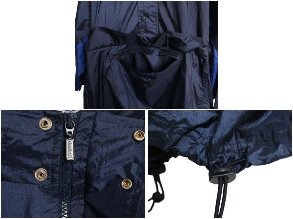 90s リーボック ナイロン ジャケット メンズ XL 古着 ウインドブレーカー プルオーバー アノラック ハーフジップ ビッグロゴ 大きいサイズ