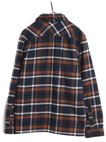 パタゴニア インサレーテッド フィヨルド フランネル シャツ ジャケット メンズ M / 古着 18年製 ネルシャツ 中綿 キルティング アウトドア