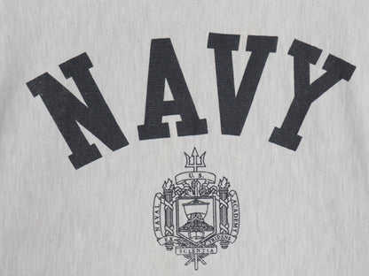 US企画 チャンピオン リバースウィーブ US NAVY プリント スウェット フード パーカー メンズ M トレーナー 裏起毛 プルオーバー 軍物 USN