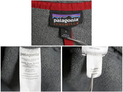 パタゴニア ライトウェイト シンチラ スナップT メンズ L 古着 16年製 アウトドア フリース プルオーバー ジャケット ブルゾン ハイネック