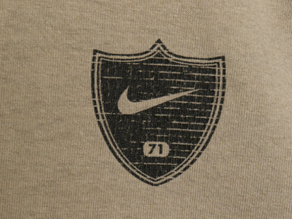 00s USA製 ナイキ ワンポイント スウッシュ プリント Tシャツ メンズ L / 古着 オールド カットソー ヘビーウェイト コットン クルーネック