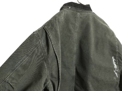 US企画 00s カーハート トラディショナル コート メンズ XL / オールド ダック ジャケット 中綿 キルティング ライナー MOS モス グリーン