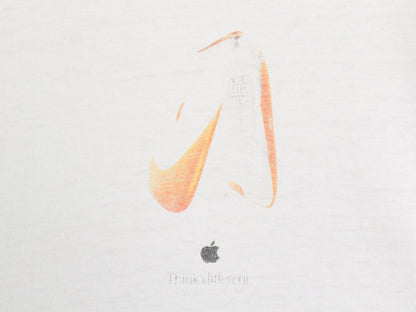 90s 00s ★ APPLE 両面 ロゴ メッセージ プリント 半袖 Tシャツ メンズ XL 程 / 古着 オールド 企業物 グラフィック イラスト 大きいサイズ